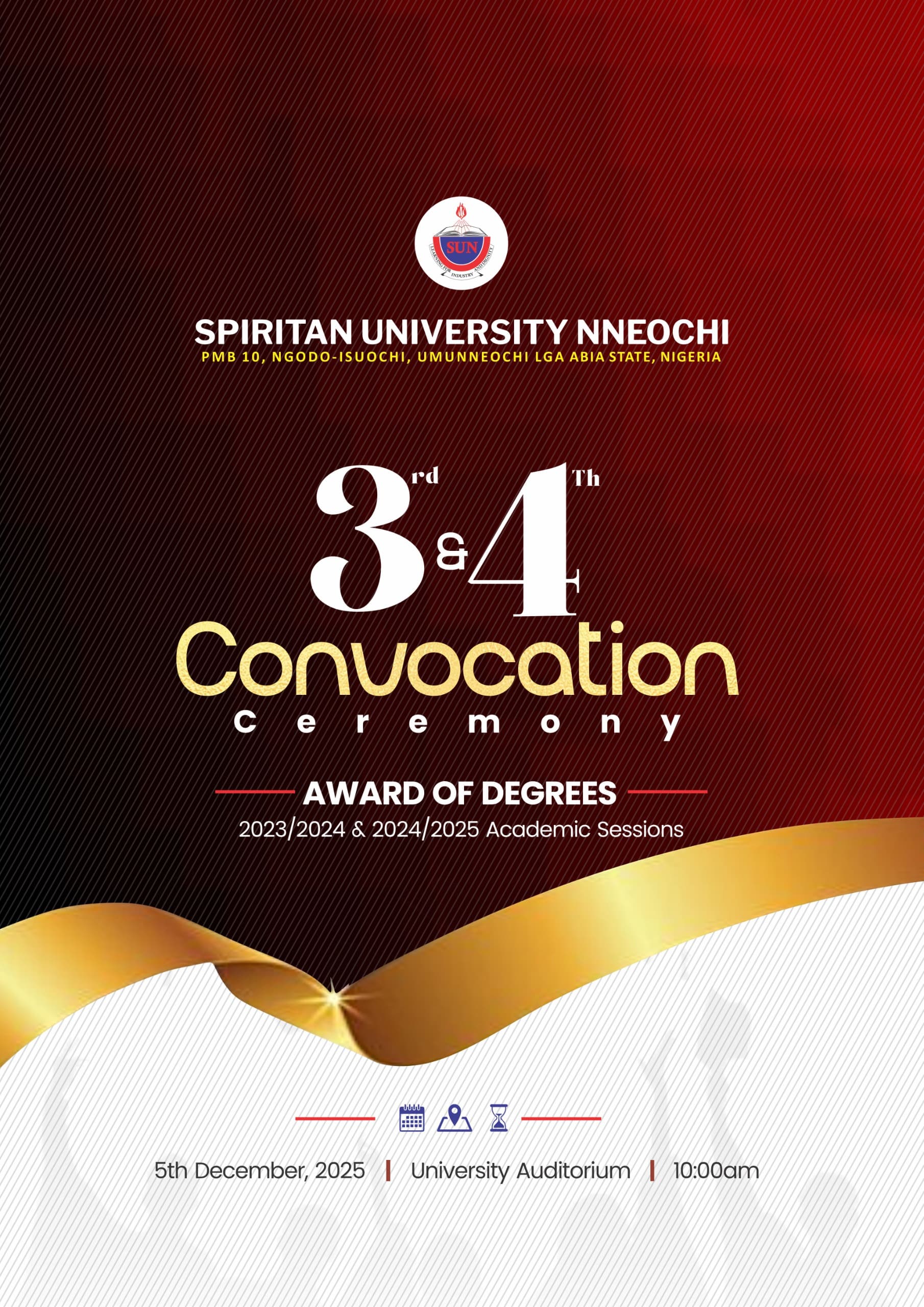 3rd & 4th Convocation Ceremony